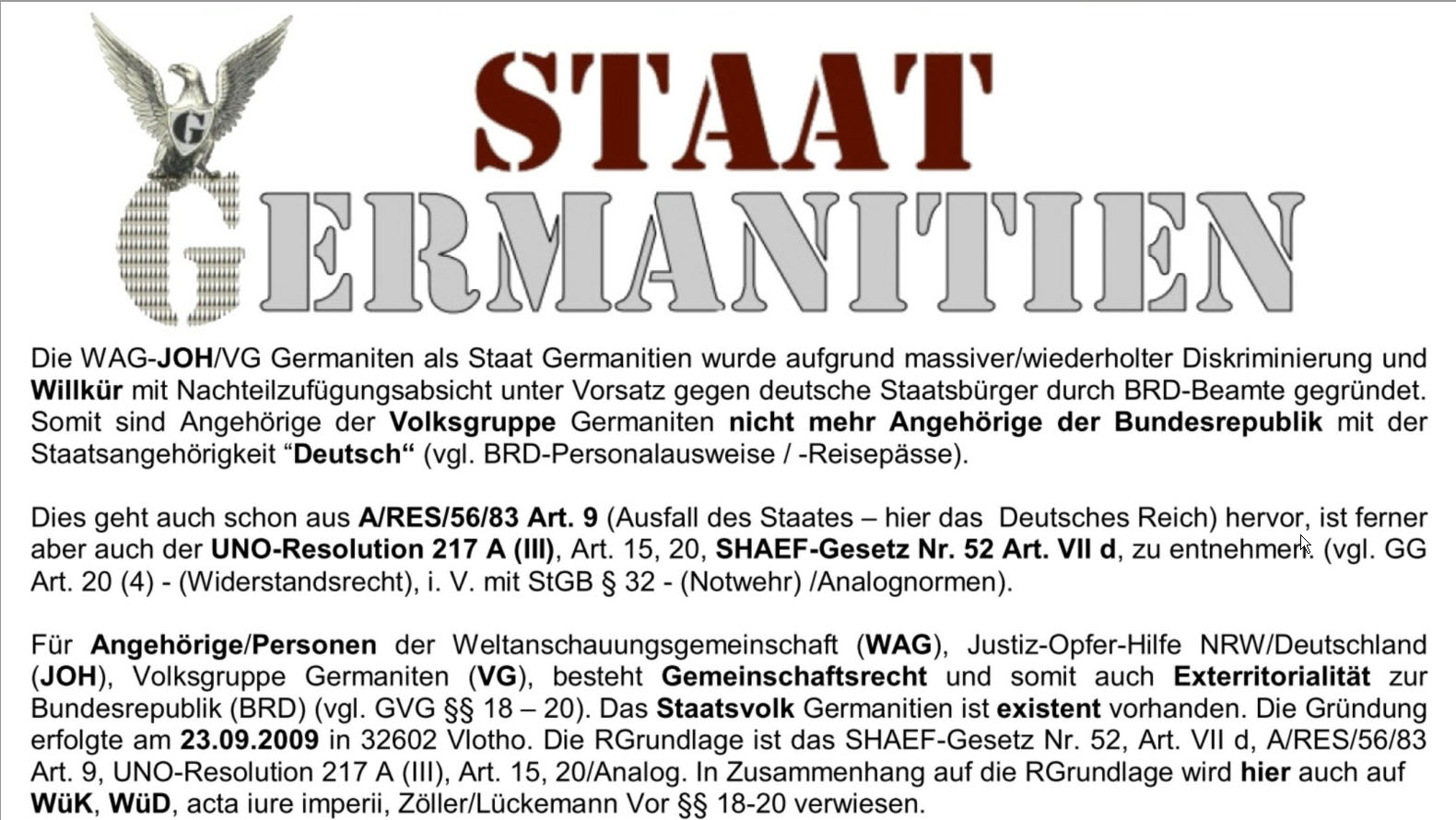 Interim-Staat-Germanitien Interim-Staat-Germanitien